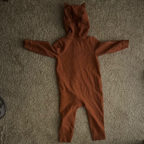 Rust Orange Kids One Piece - Picture 4 of 4